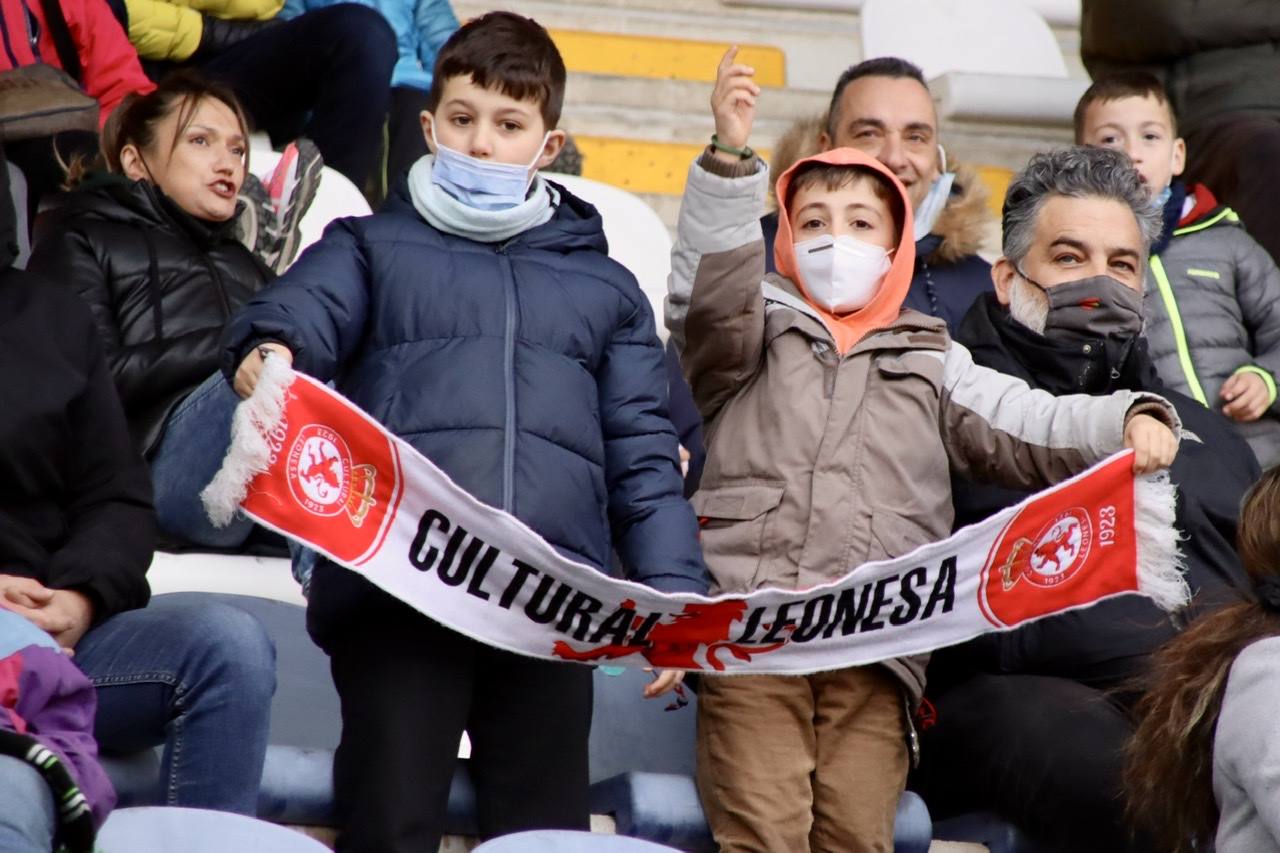 El conjunto leonés se medía a los riojanos en el Reino de León en una nueva jornada de la Primera División RFEF.