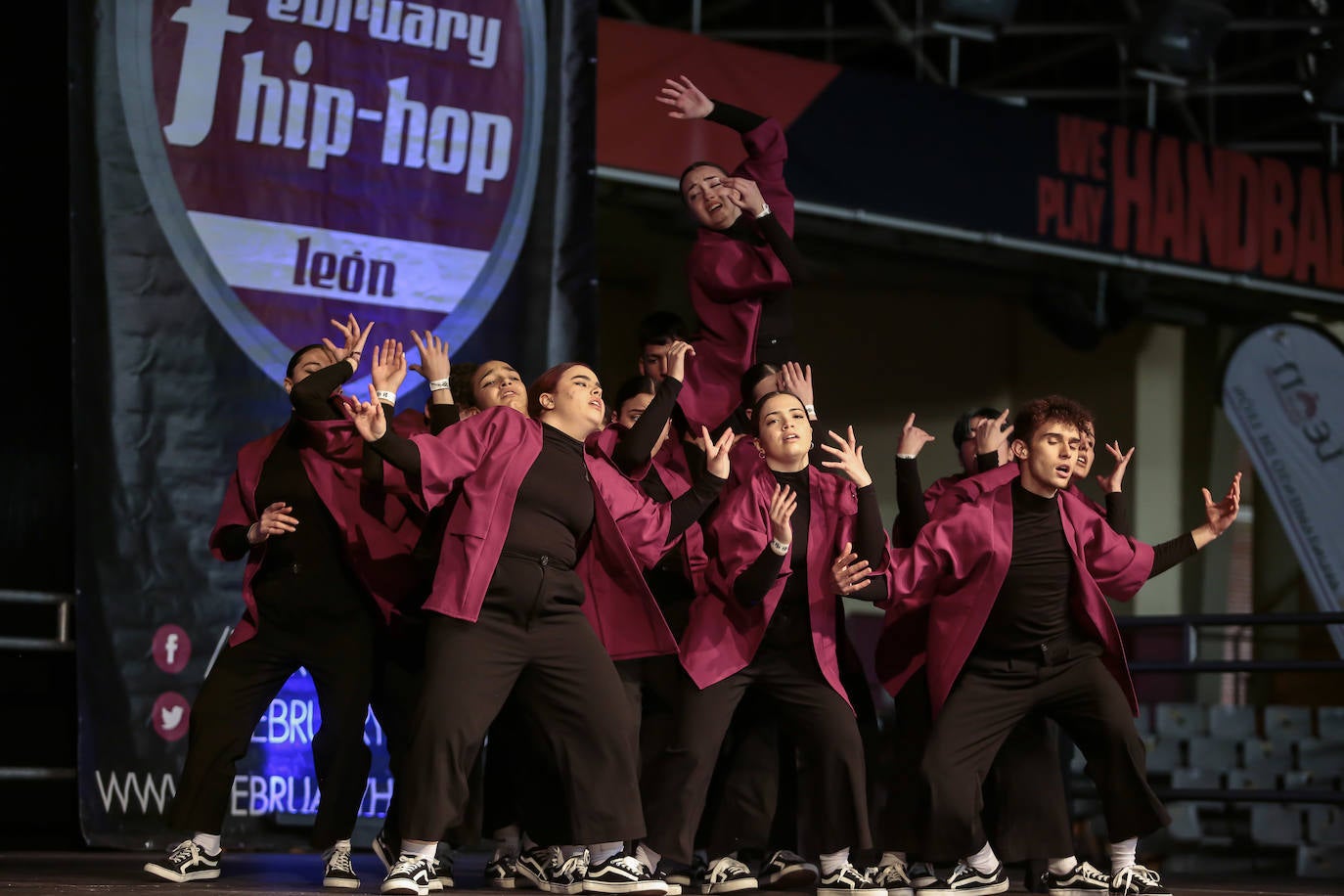 Campeonato de Danza Urbana en el transcurso de la XV edición del evento February Hip Hop León.