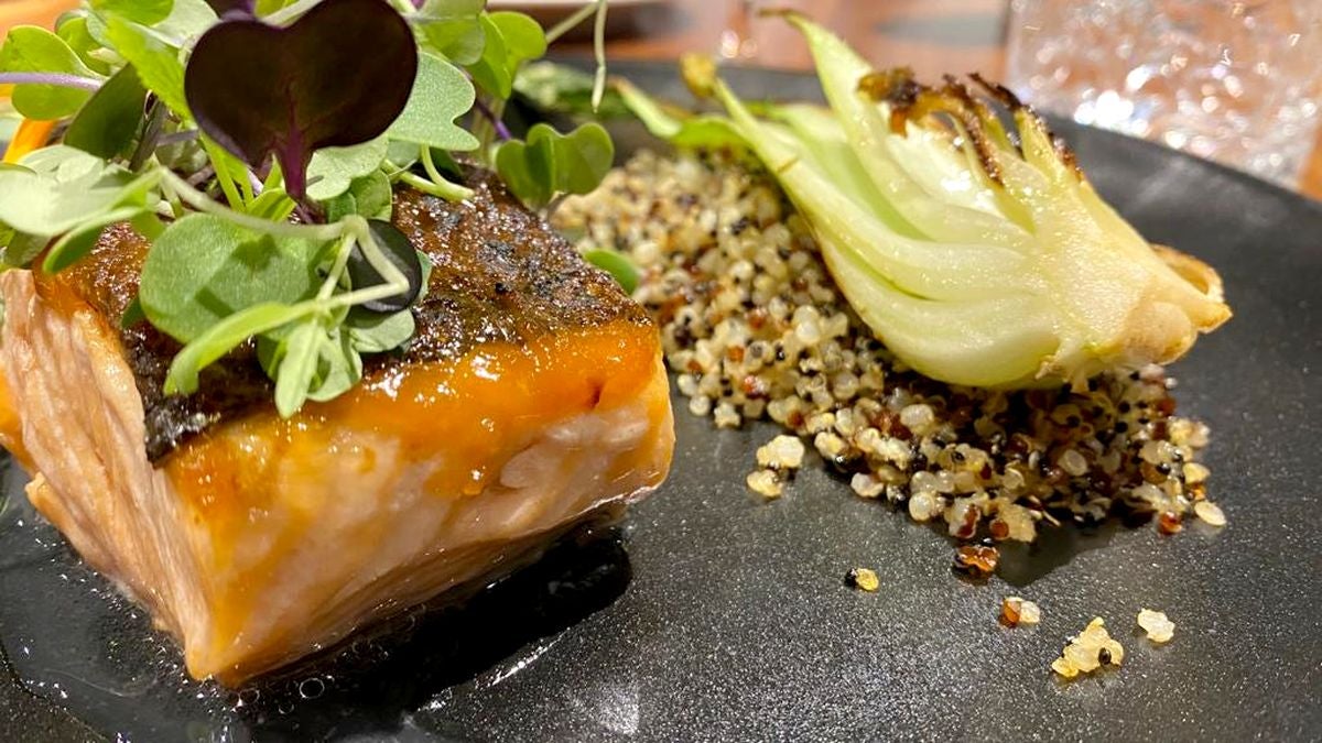 Uno de los platos de la carta de Lumière. 