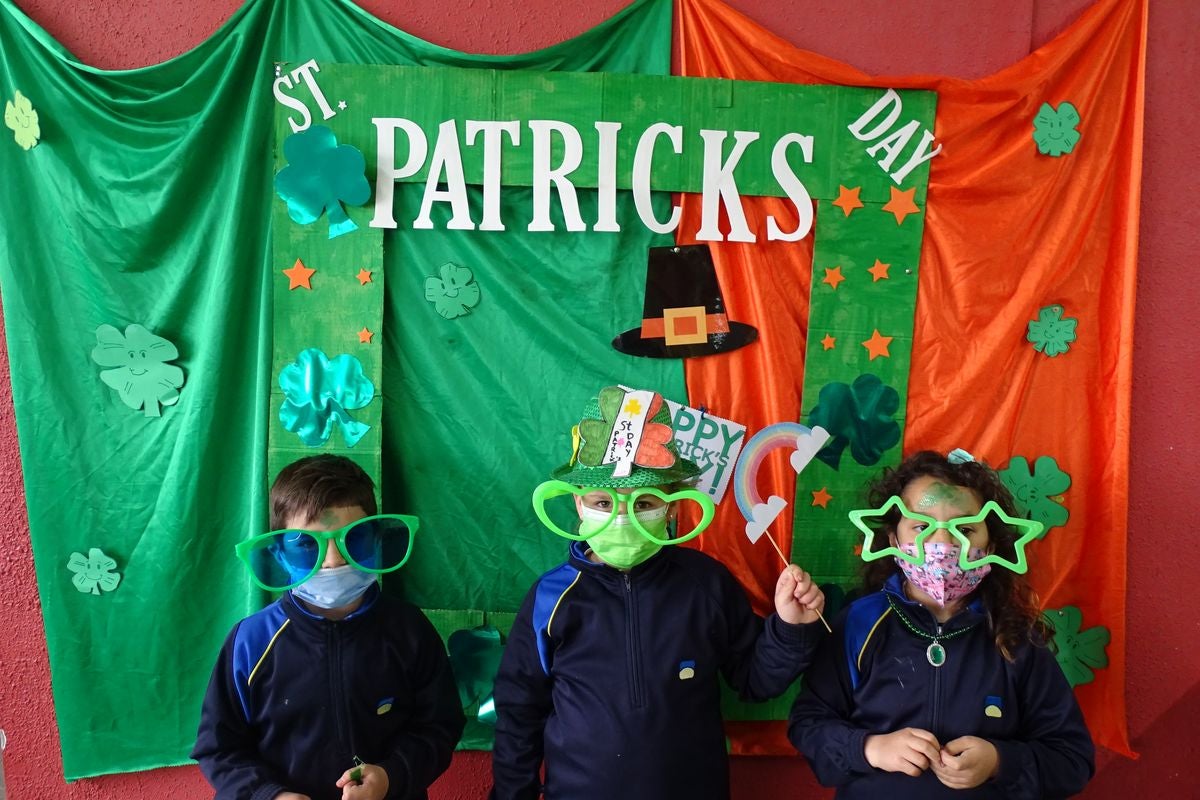 El Colegio Internacional Peñacorada celebró el Día de San Patricio.