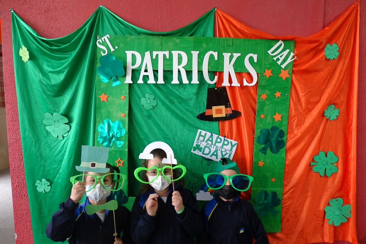 El Colegio Internacional Peñacorada celebró el Día de San Patricio.