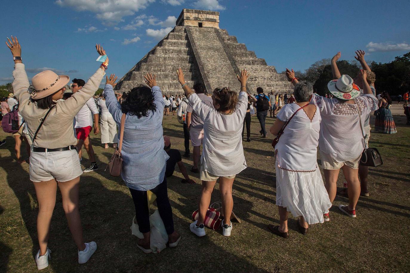 Fotos: El equinoccio de primavera en Chichén Itzá