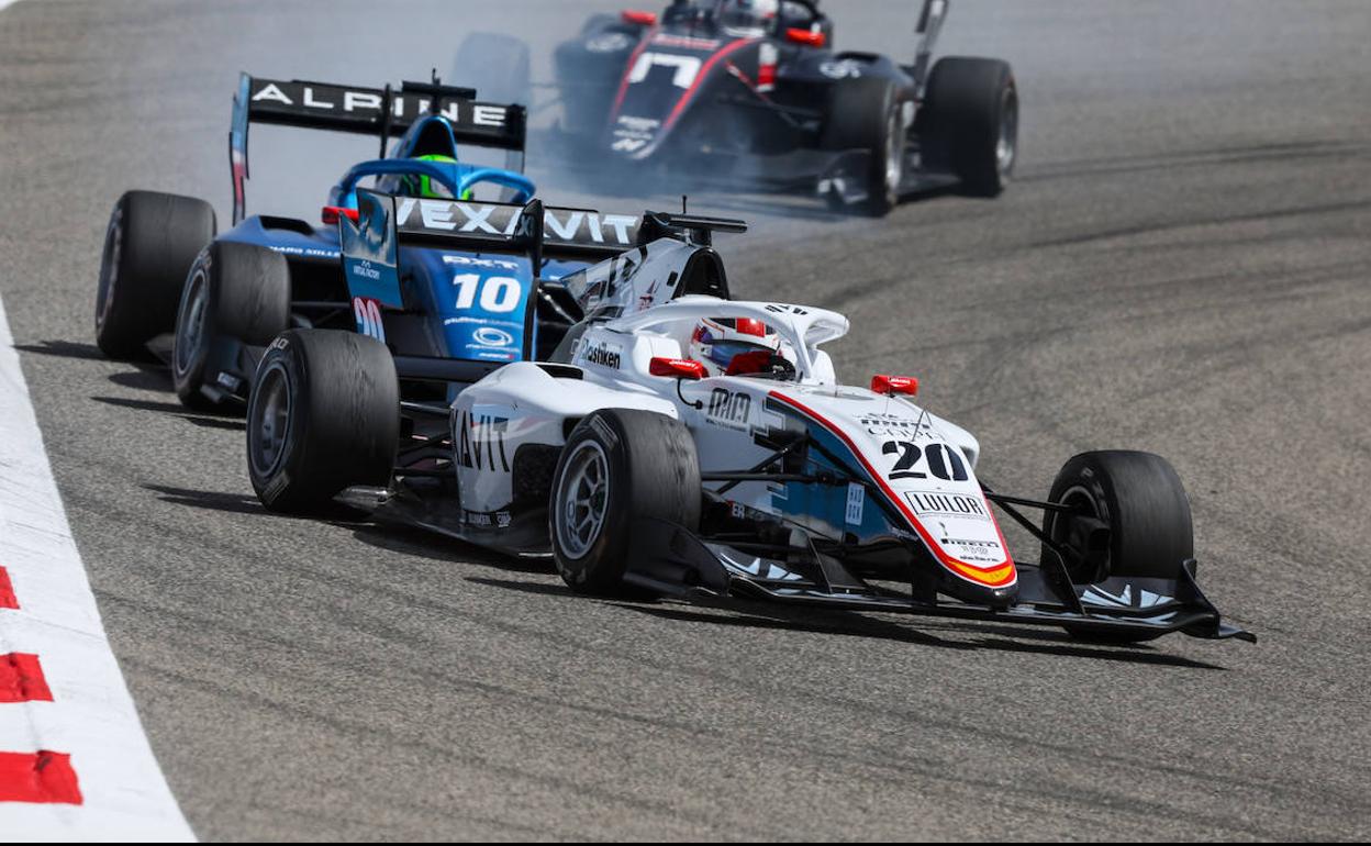 David Vidales, durante el Gran Premio de Bahréin de este fin de semana.