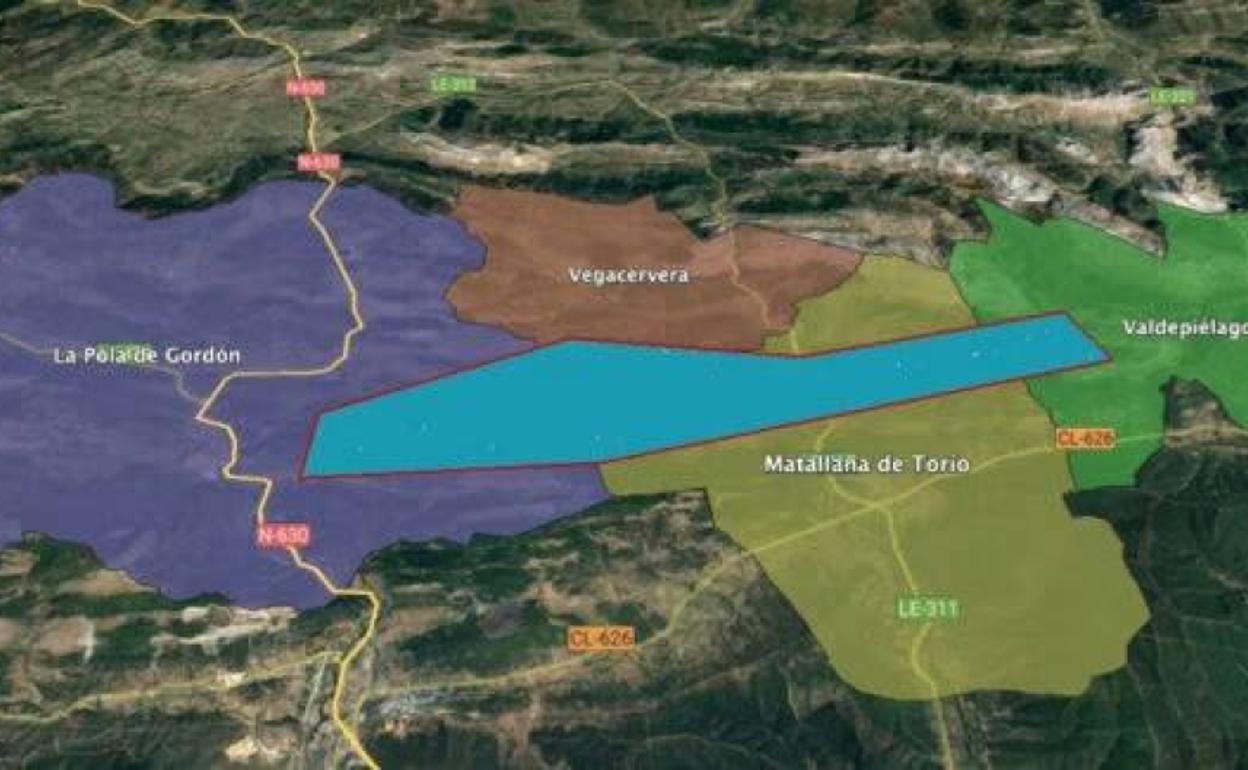 Así afectaría el macroparque a la provincia según la Plataforma por la Defensa de la Montaña Central Leonesa.