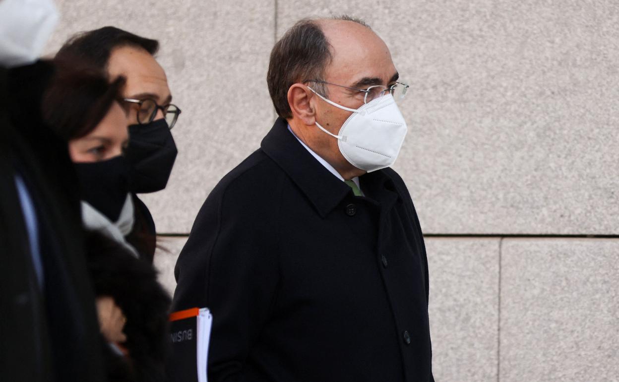 Ignacio Galán, momentos antes de prestar declaración en la Audiencia Nacional.