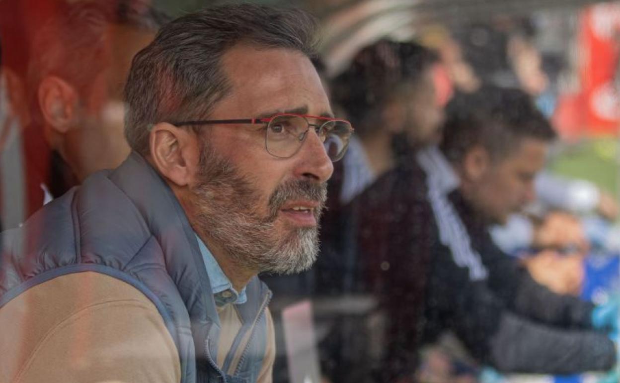El técnico de la Ponferradina, Jon Pérez Bolo,.