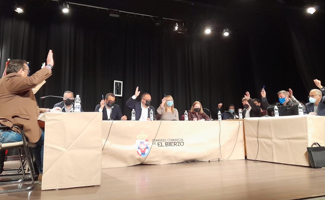 Pleno del Consejo Comarcal del Bierzo.