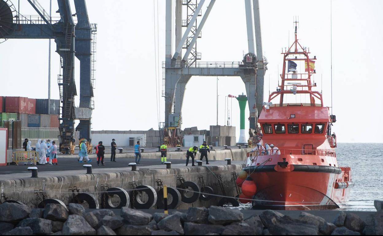 Embarcación de Salvamento Marítimo.