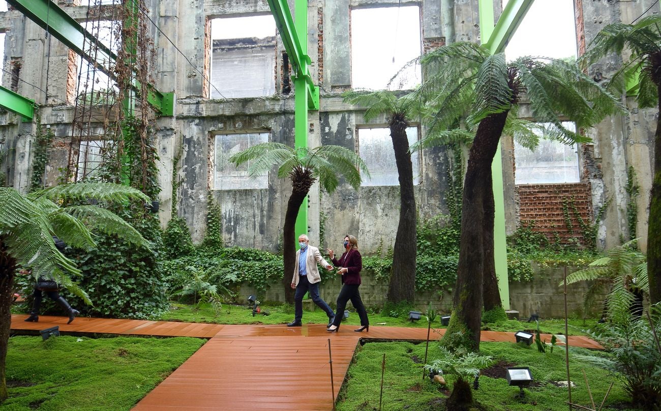 La ministra para la Transición Ecológica y el Reto Demográfico, Teresa Ribera, presenta el proyecto 'La Térmica Cultural' en la sede de Ciuden en Ponferrada. 