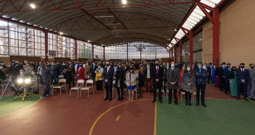 Graduación de los alumnos de Bachillerato del centro educativo Leonés, ubicado en la capital. 