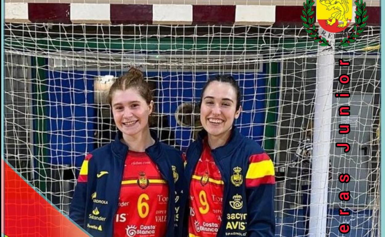 Nerea Solares y Amagoia Laínez convocadas con la Selección Española junior. 