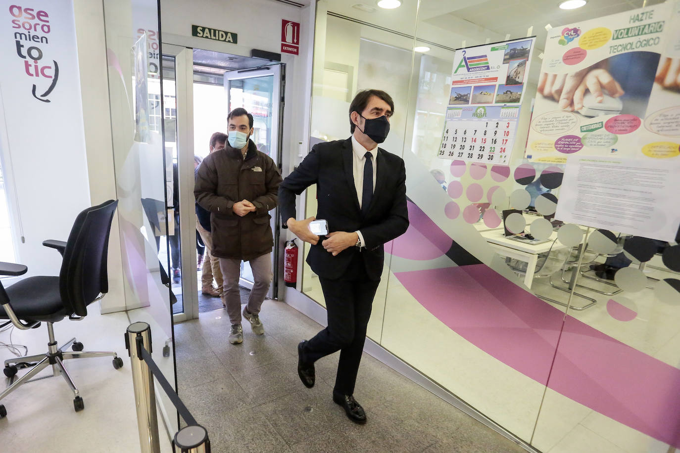 Juan Carlos Suárez-Quiñones, visita el Centro CyL Digital de León