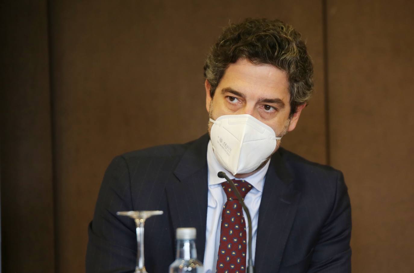 El presidente de Iberaval, César Pontvianne, informa de los resultados obtenidos por la sociedad de garantía en 2021