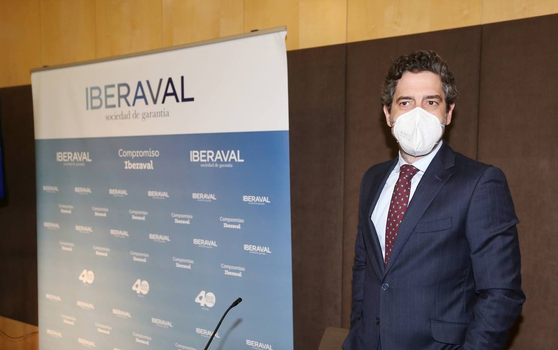 El presidente de Iberaval, César Pontvianne, informa de los resultados obtenidos por la sociedad de garantía en 2021