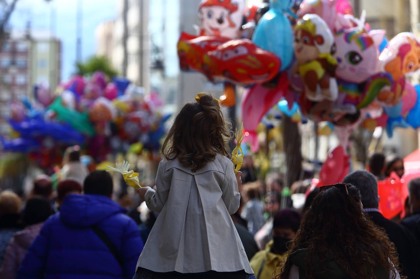 Ponferrada volvió, tras dos años de parón, a cumplir con la tradición del Domingo de Ramos.