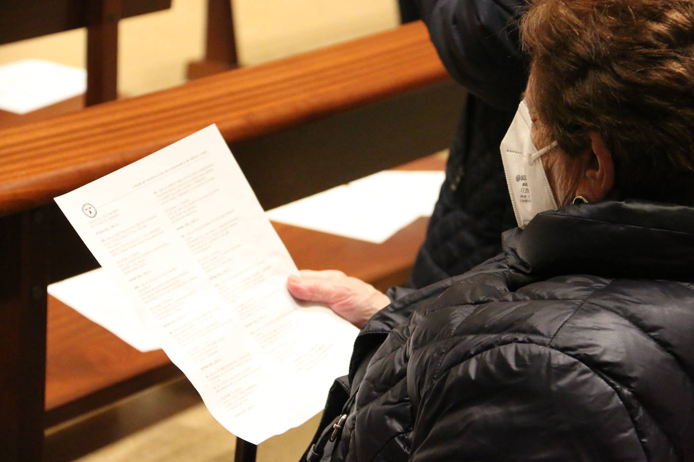 Un momento del Via Crucis en la Iglesia de San Francisco. 