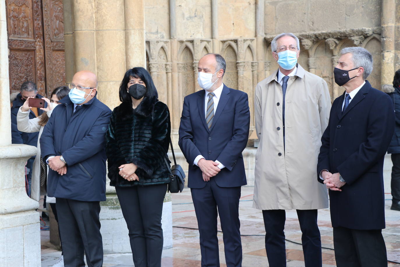 Uno de los momentos de la Procesión del Perdón. 