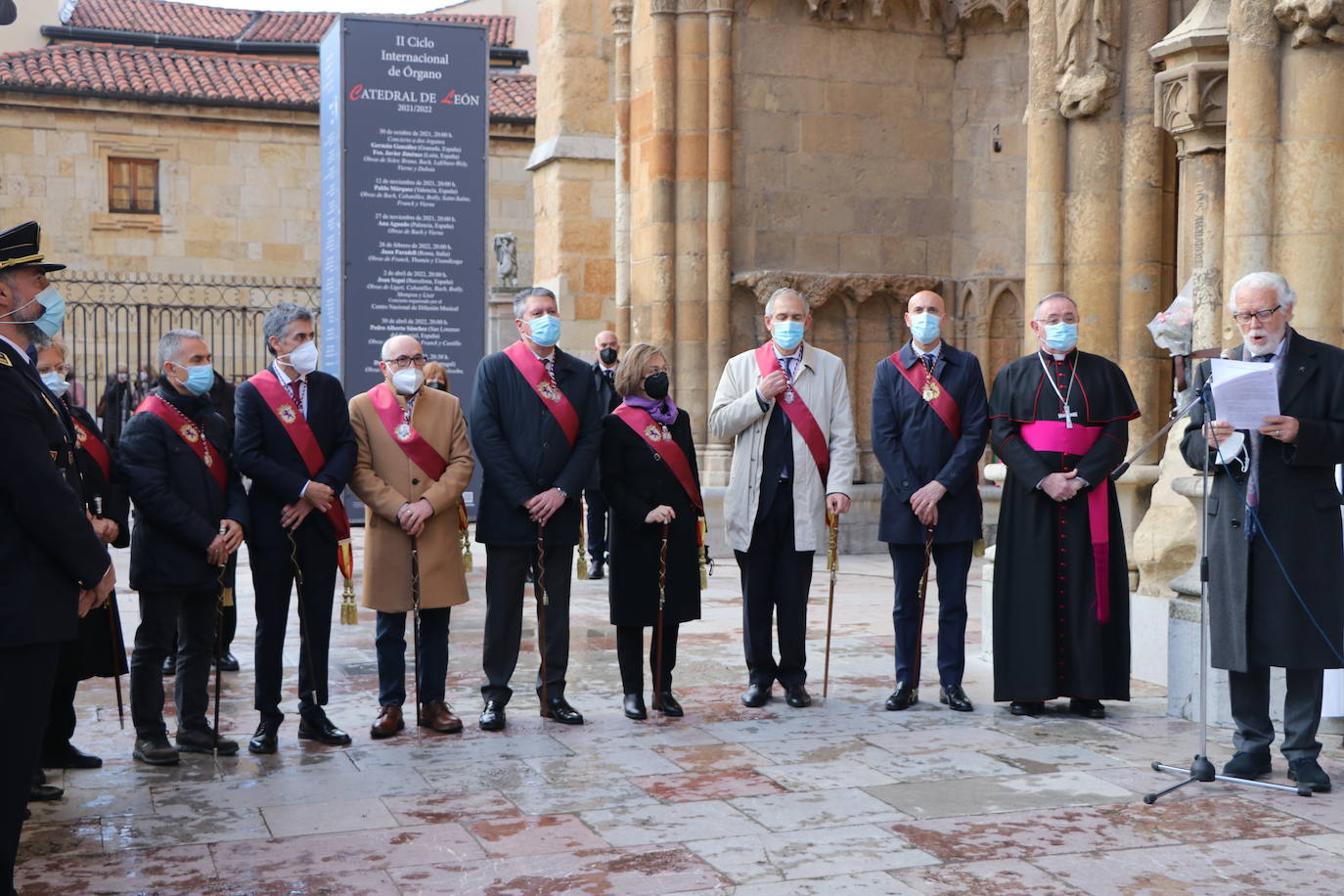 Uno de los momentos de la Procesión del Perdón. 