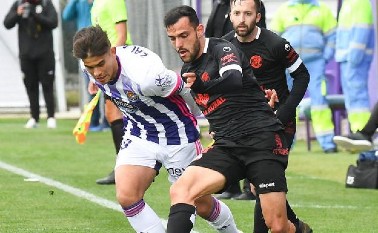 Imagen de archivo del centrocampista Raúl Vallejo en su etapa en el Zamora CF. 