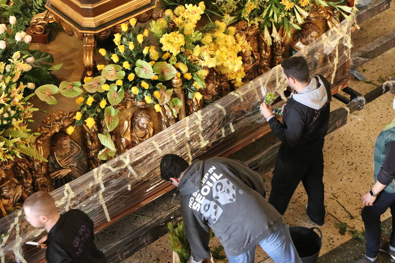 Fotos: El Nazareno prepara Los Pasos