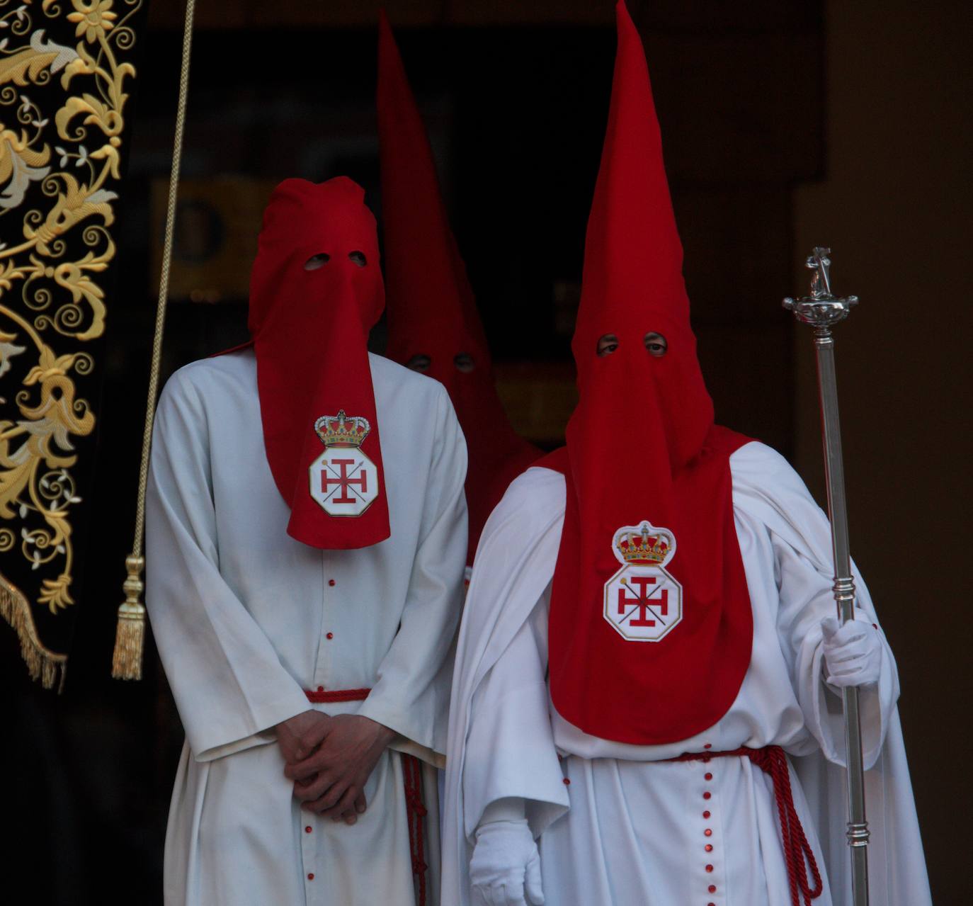 Procesión de la Santa Cena con la liberación de un preso.