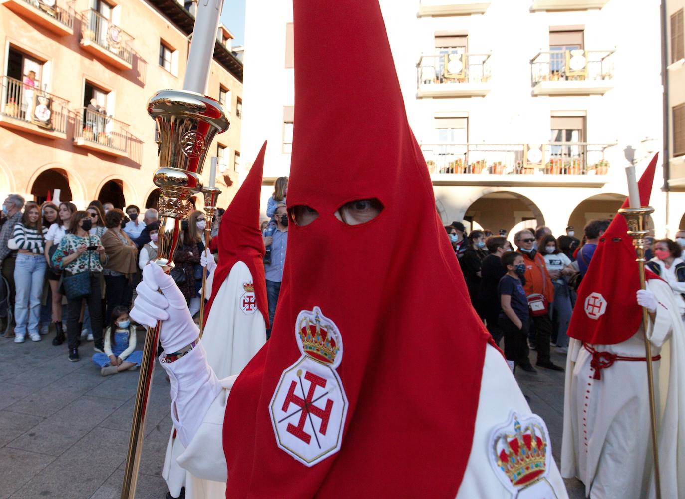 Procesión de la Santa Cena con la liberación de un preso.