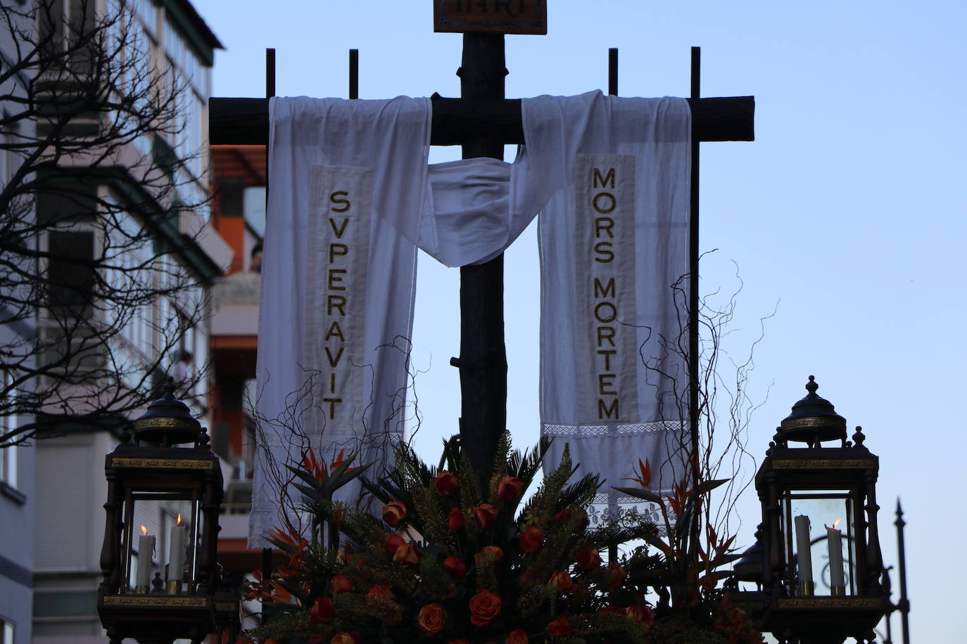 Procesión de La Soledad, dentro de la Cofradía de Jesús Divino Obrero. 