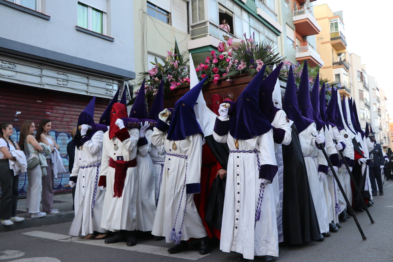 Procesión de La Soledad, dentro de la Cofradía de Jesús Divino Obrero. 