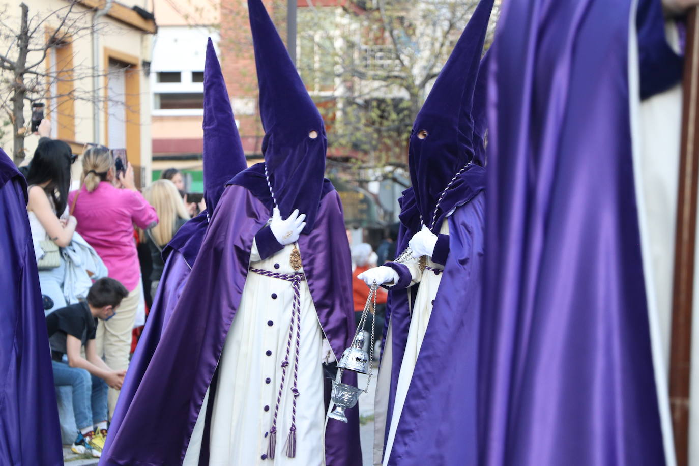 Procesión de La Soledad, dentro de la Cofradía de Jesús Divino Obrero. 