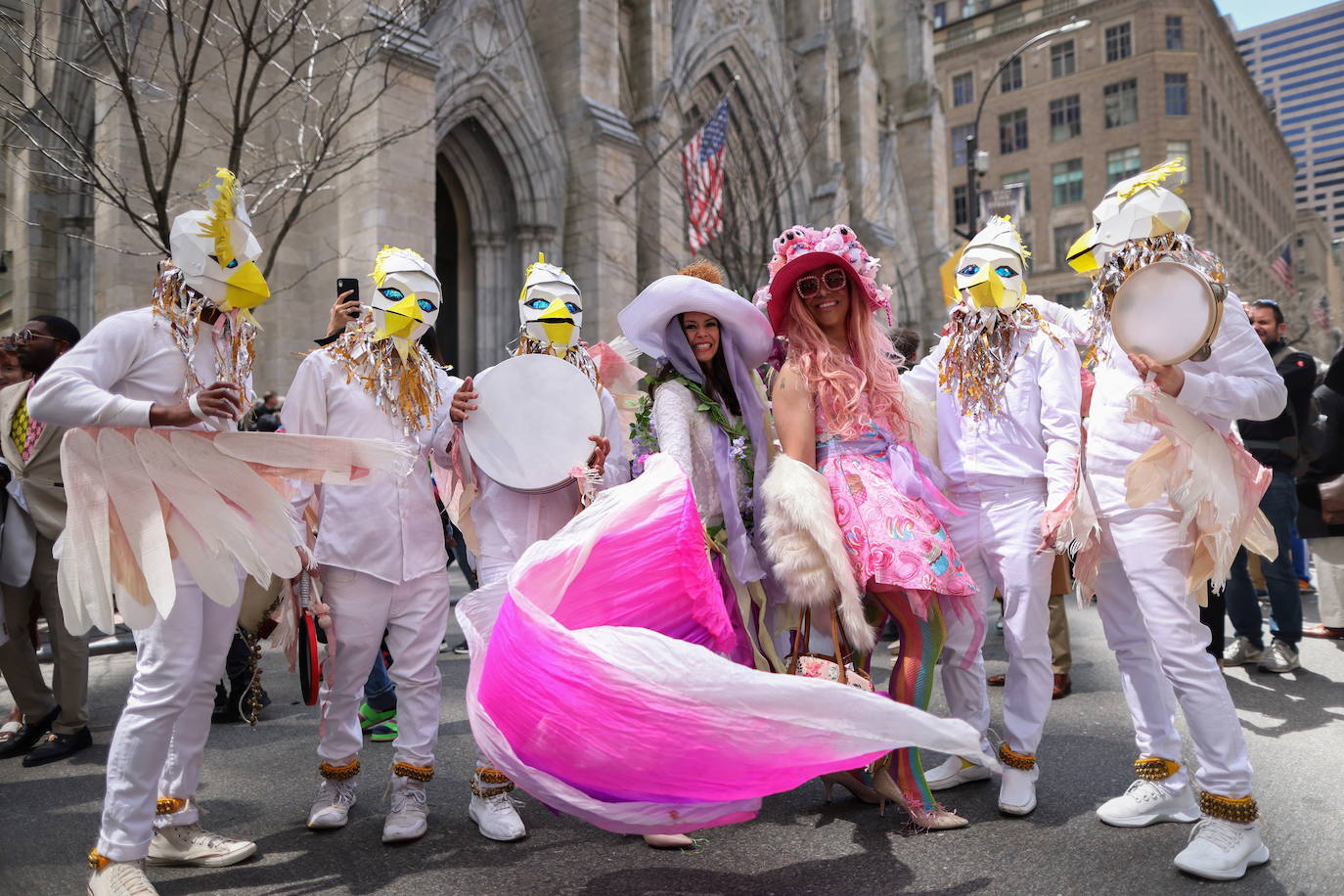 Fotos: Los sombreros imposibles del desfile de Pascua de Nueva York