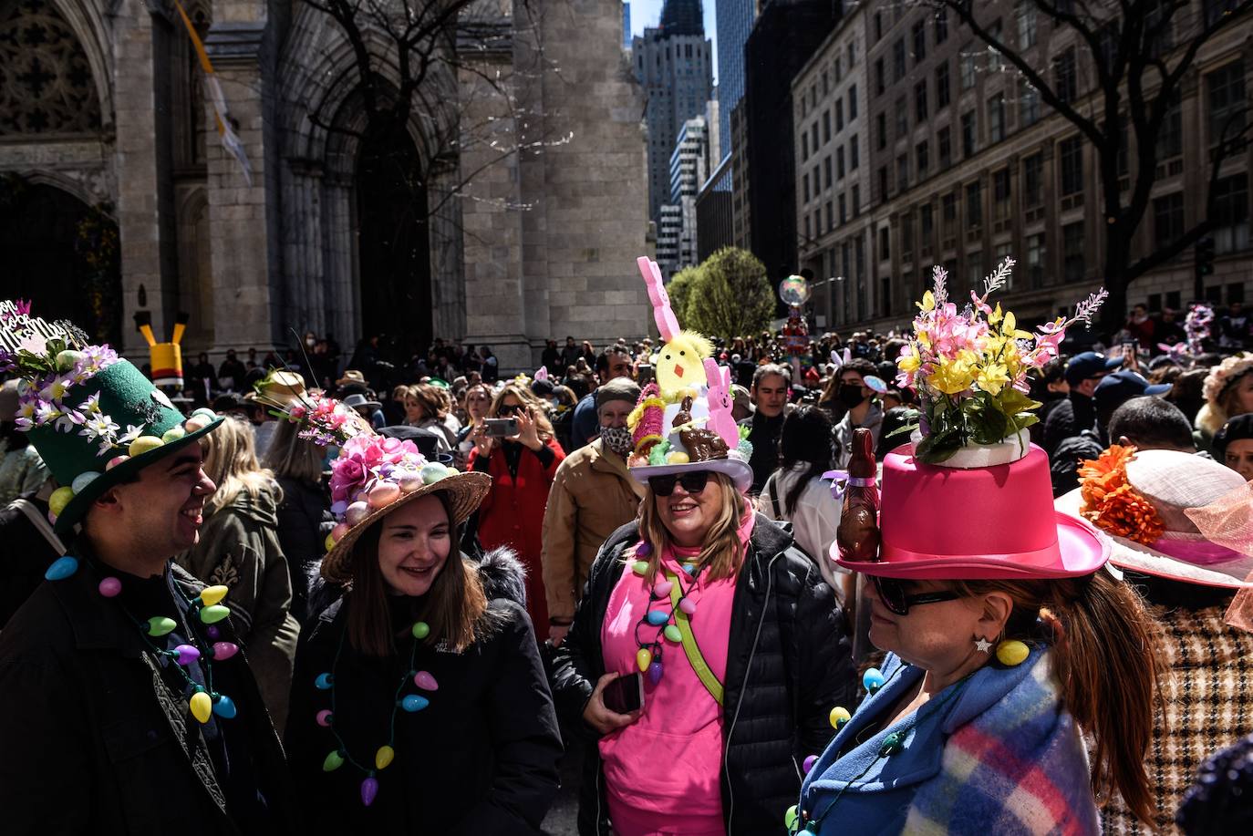 Fotos: Los sombreros imposibles del desfile de Pascua de Nueva York