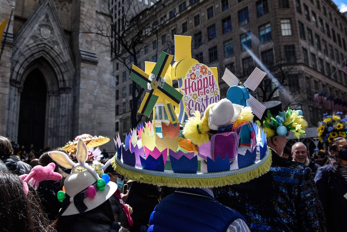 Fotos: Los sombreros imposibles del desfile de Pascua de Nueva York