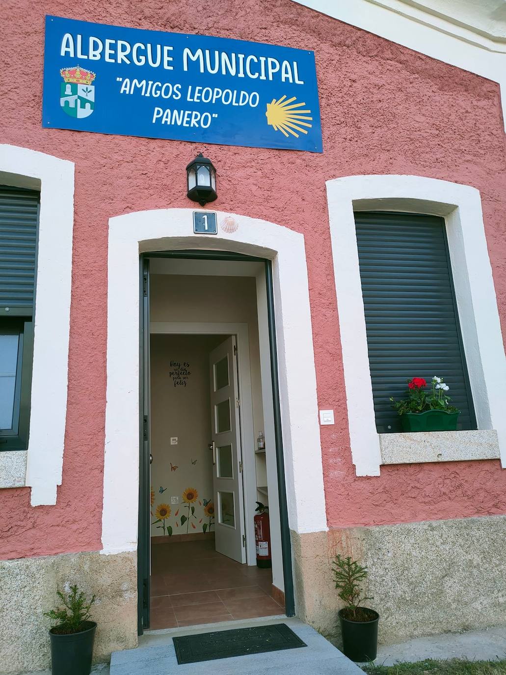 Inauguración del albergue municipal en Valderrey. 