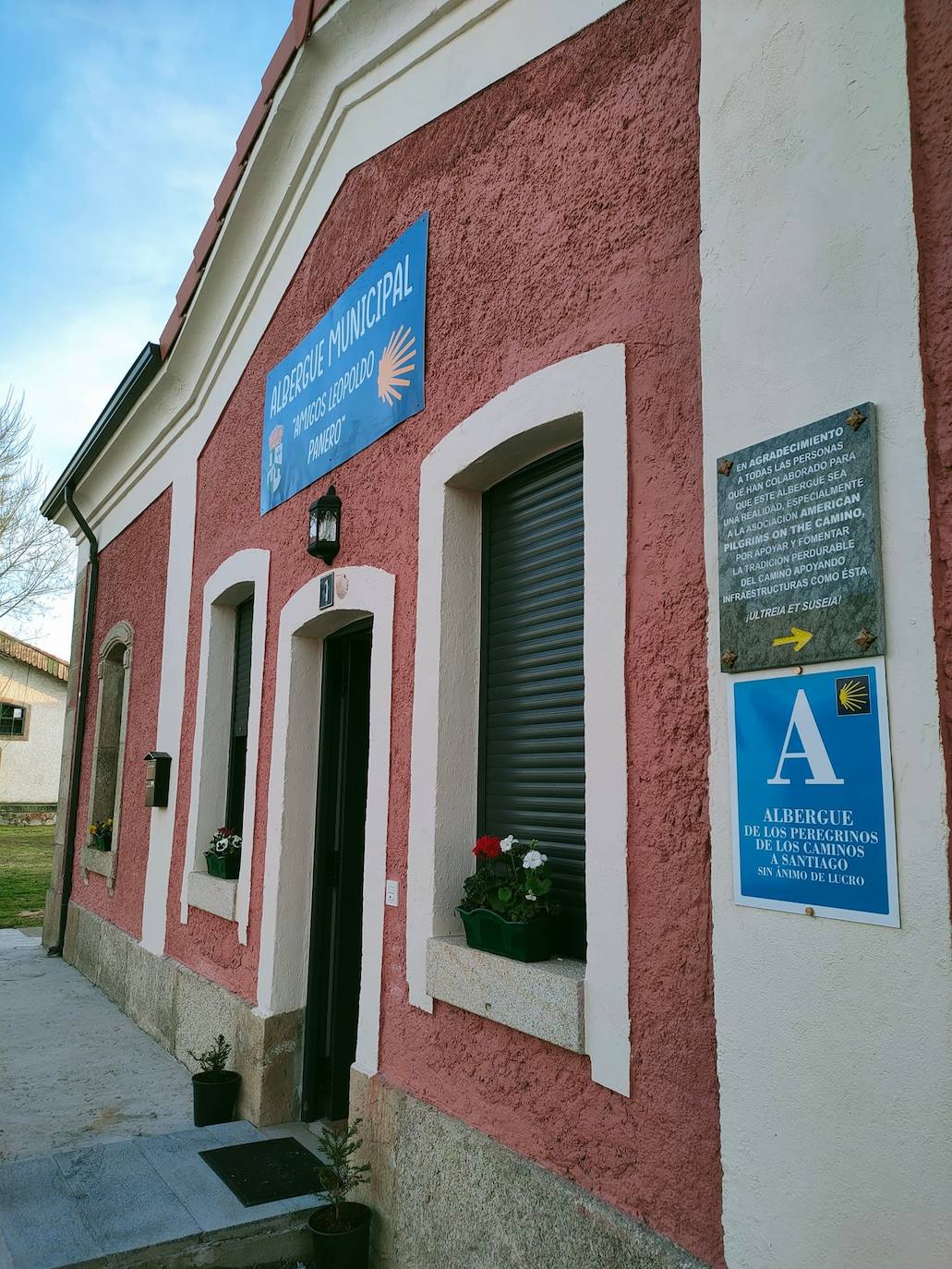 Inauguración del albergue municipal en Valderrey. 