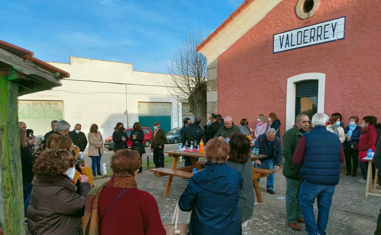 Celebración de inauguración del nuevo albergue municipal en Valderrey. 