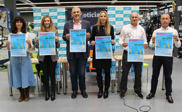 Presentación de la iniciativa en las instalaciones de Decathlon en León.