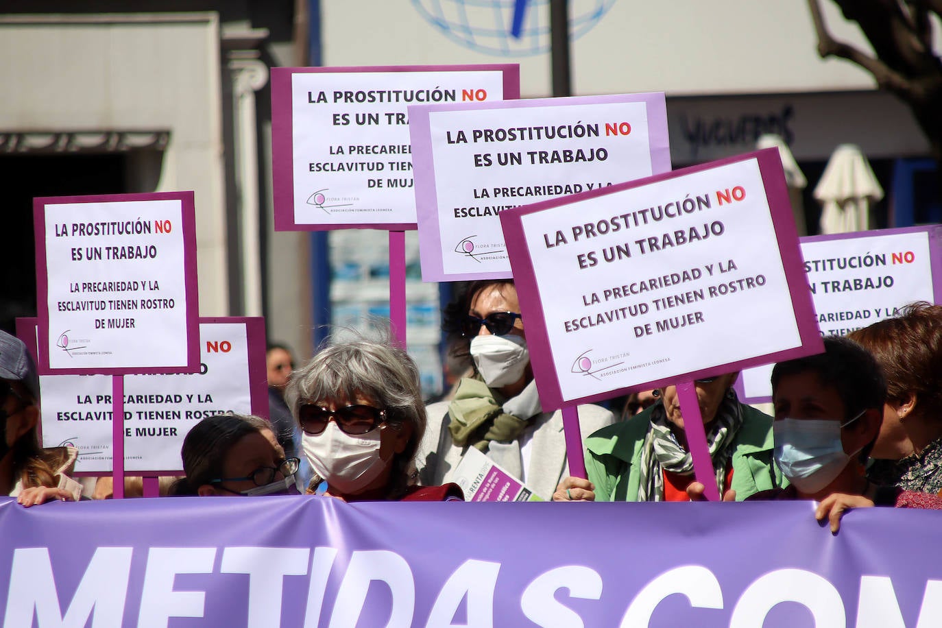 Manifestación en León con motivo del Día Internacional del Trabajo