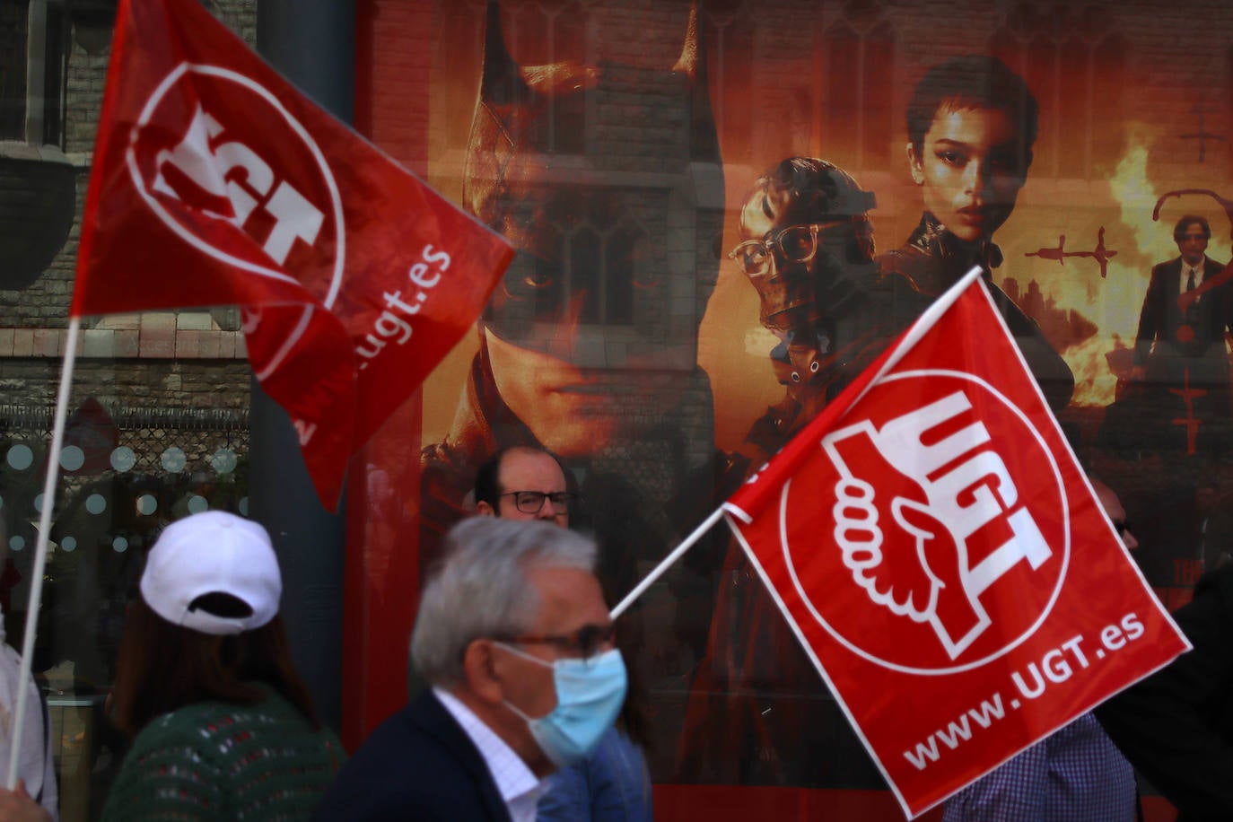 Manifestación en León con motivo del Día Internacional del Trabajo