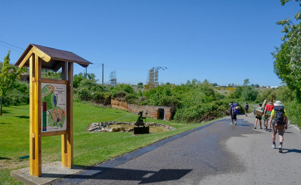 El cañín de la Virgen del Camino ya está señalizado.