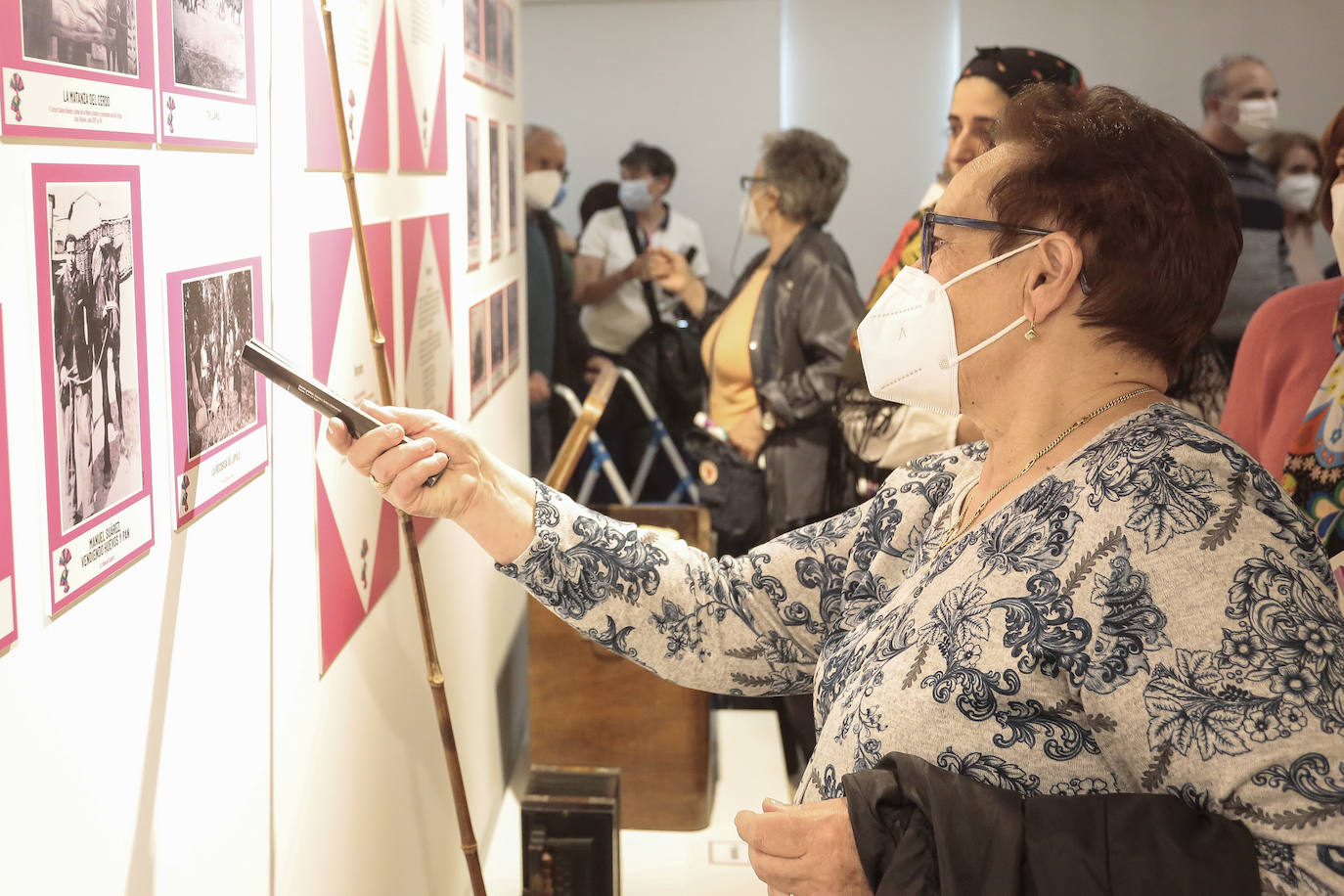 Inauguración del Centro de Interpretación del Antruejo de Llamas de la Ribera, Guima