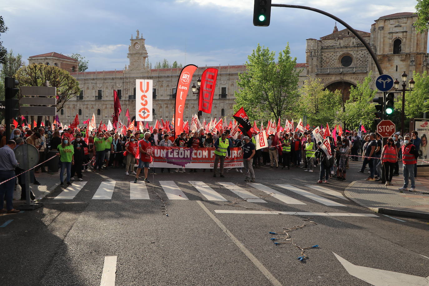 Manifestación por León en la capital leonesa. 