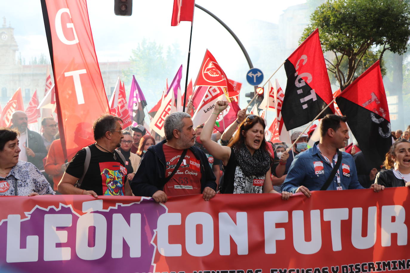 Manifestación por León en la capital leonesa. 