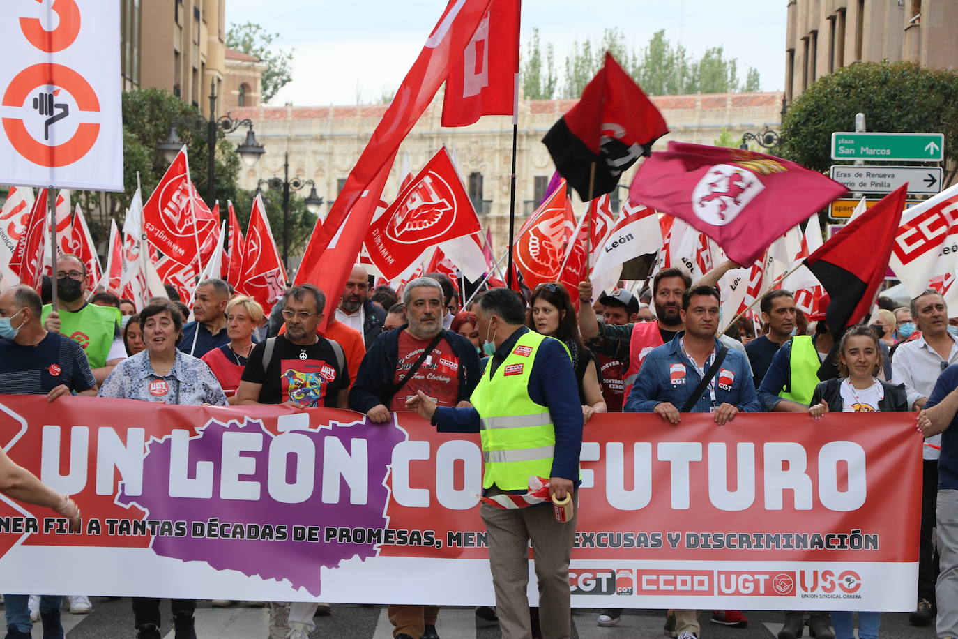 Manifestación por León en la capital leonesa. 