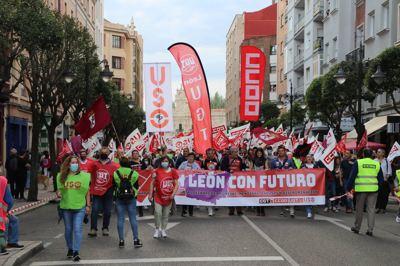 Manifestación por León en la capital leonesa. 