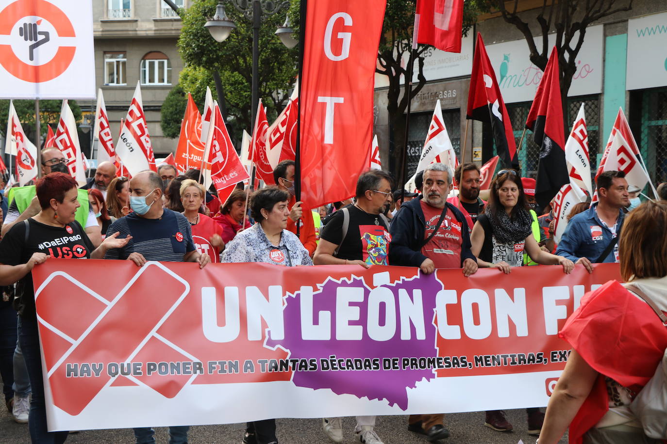 Manifestación por León en la capital leonesa. 