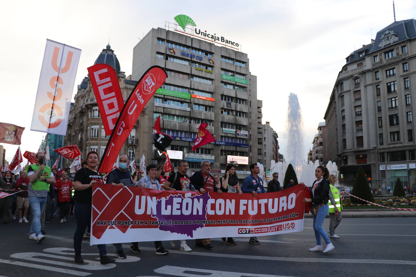 Manifestación por León en la capital leonesa. 