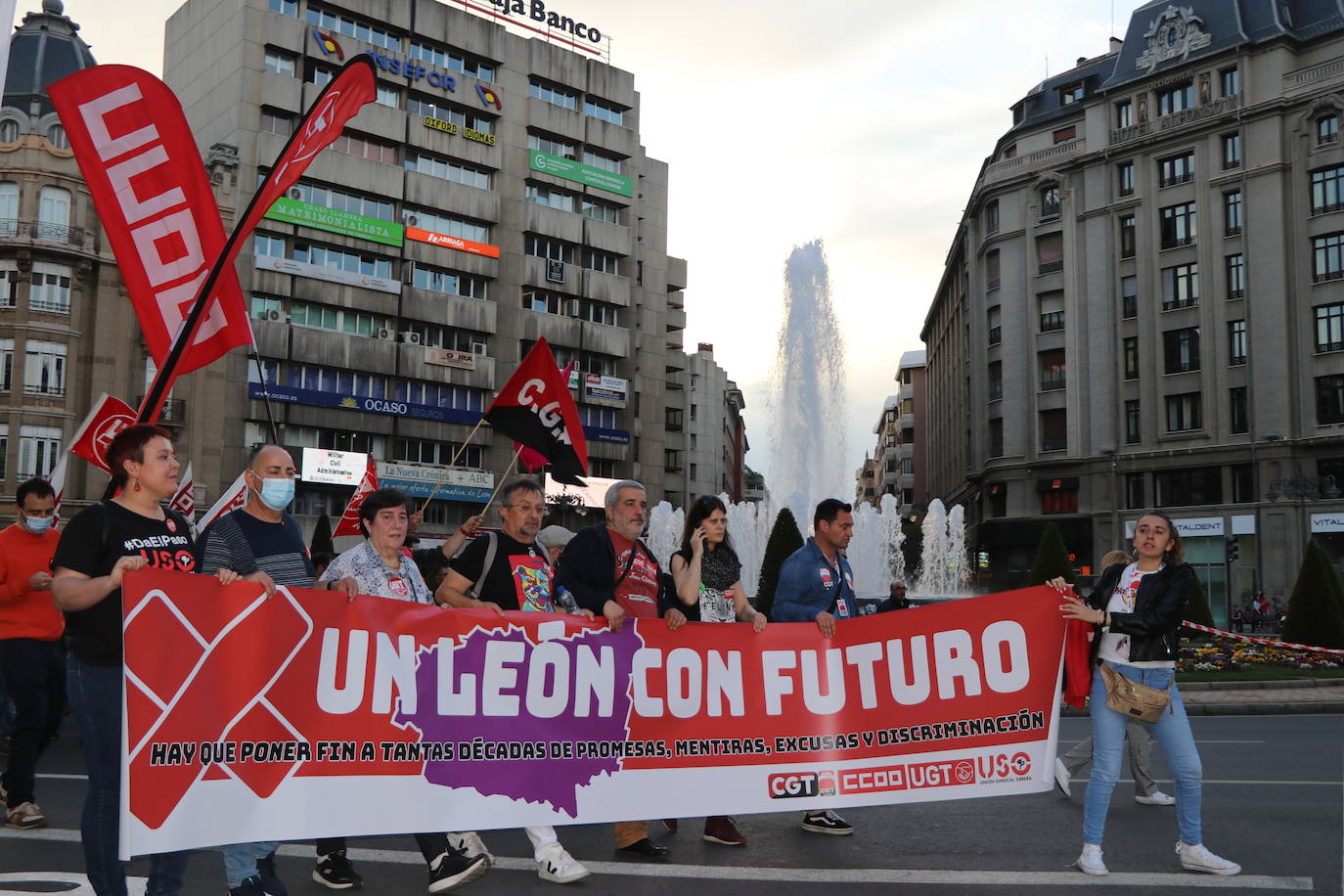 Manifestación por León en la capital leonesa. 