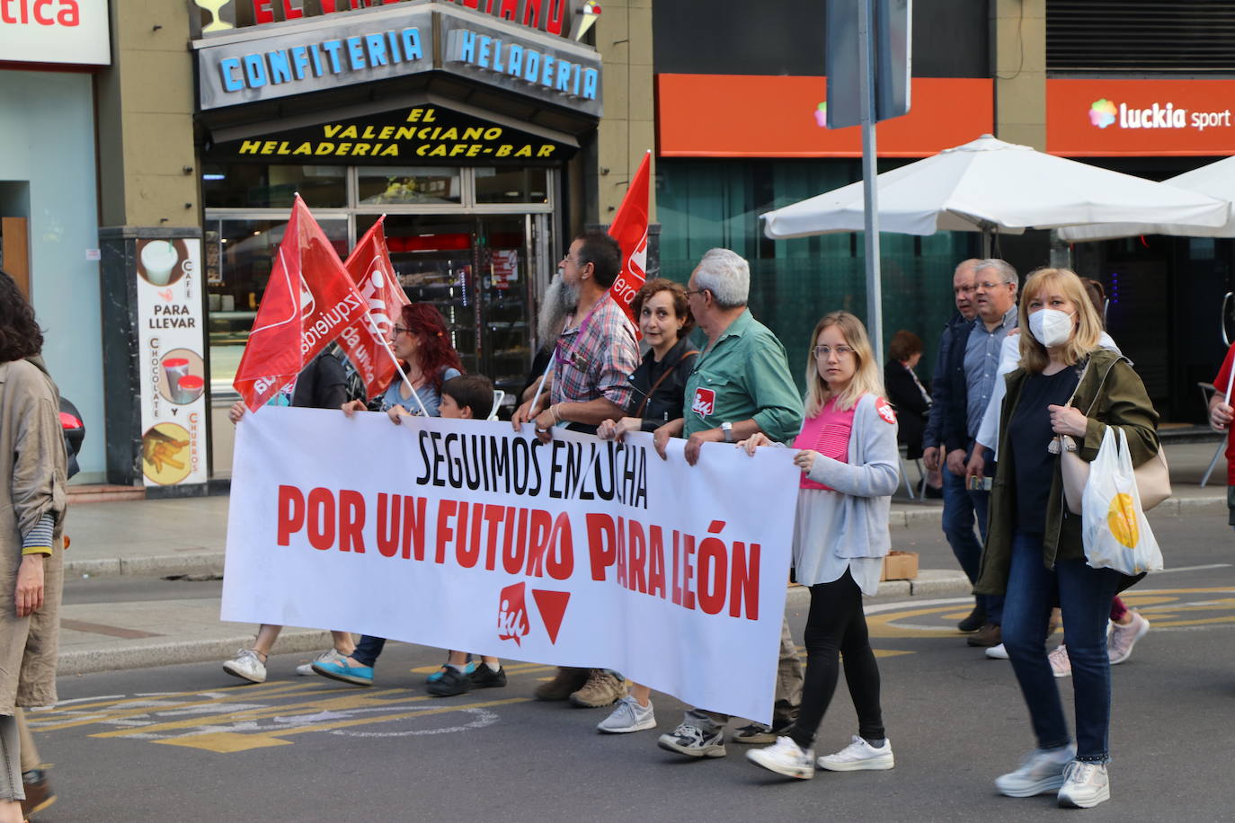 Manifestación por León en la capital leonesa. 