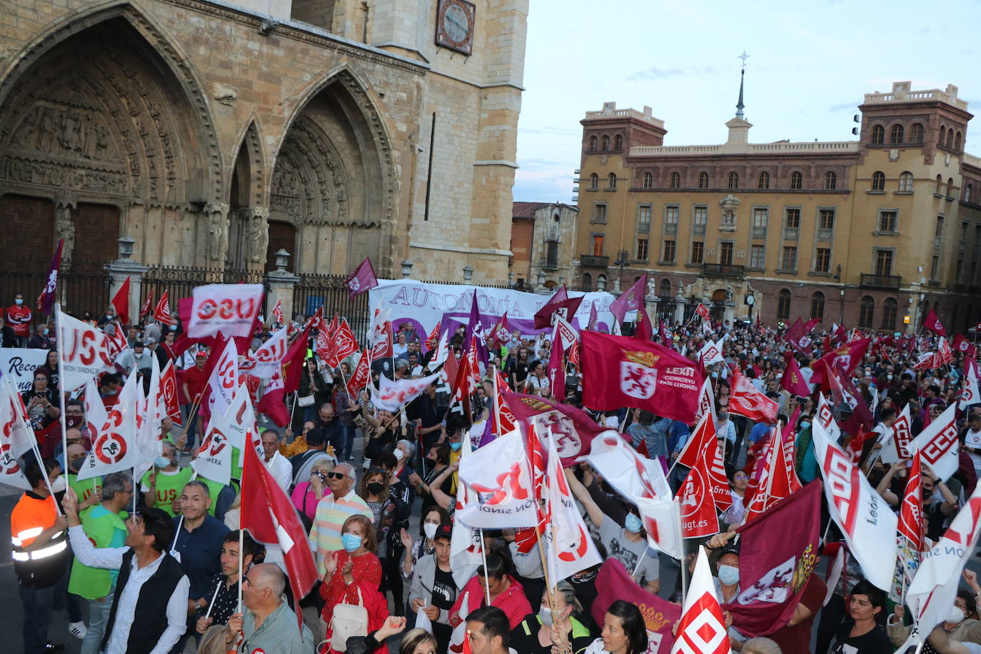 Manifestación por León en la capital leonesa. 