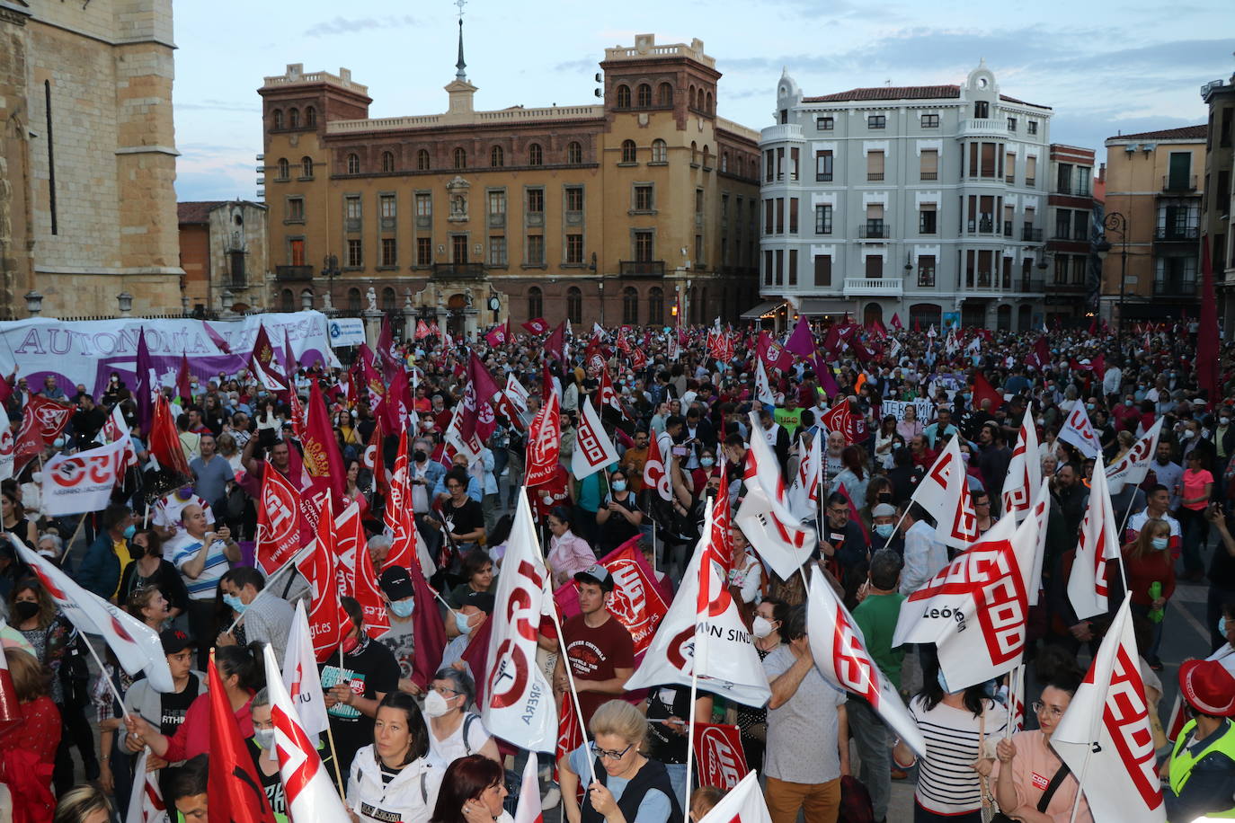 Manifestación por León en la capital leonesa. 